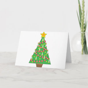 Danish Christmas Tree Holiday Card
