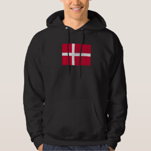Danish Denmark Flag Pride Danish Flag 1 Hoodie
