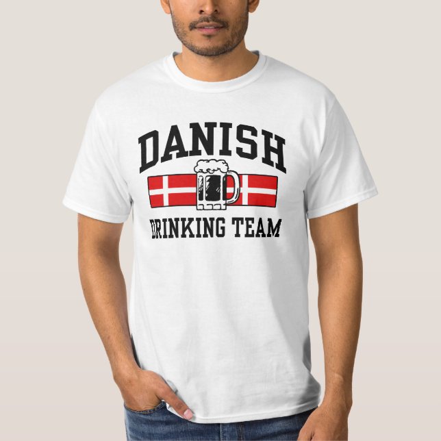Danish Drinking Team T-Shirt (Front)