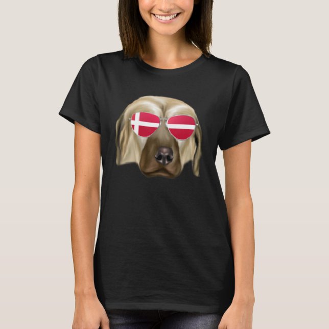 Danish Flag Anatolian Shepherd Dog Dog Denmark Poc T-Shirt (Front)