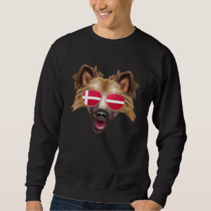 Danish Flag Australian Cattle Dog Dog Denmark Pock Sweatshirt