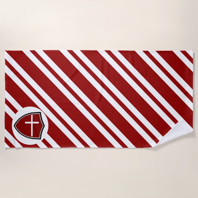 Danish flag beach towel (Front)