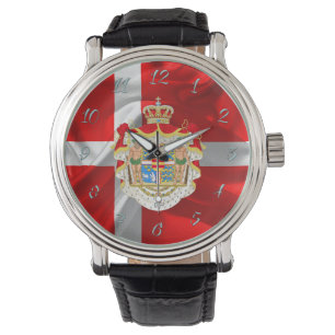 Danish flag-Coat of arms Watch