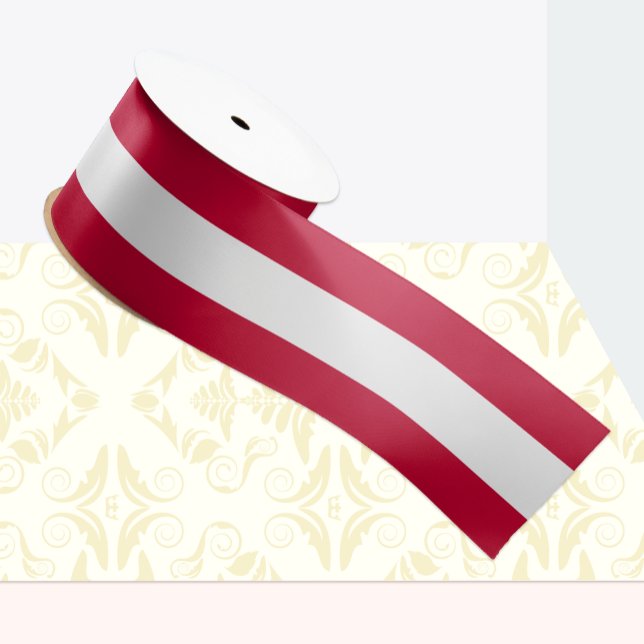 Danish flag colours ribbon, patriots, Denmark Grosgrain Ribbon (Creator Uploaded)