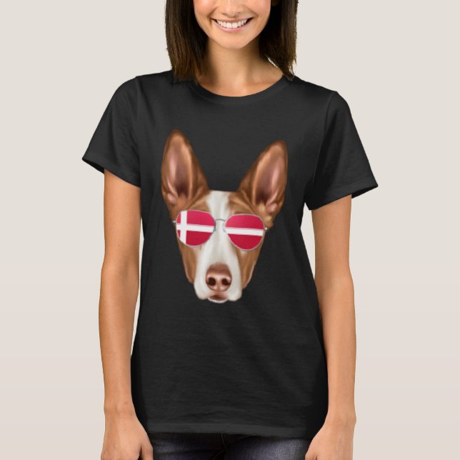 Danish Flag English Cocker Spaniel Dog Denmark Poc T-Shirt (Front)