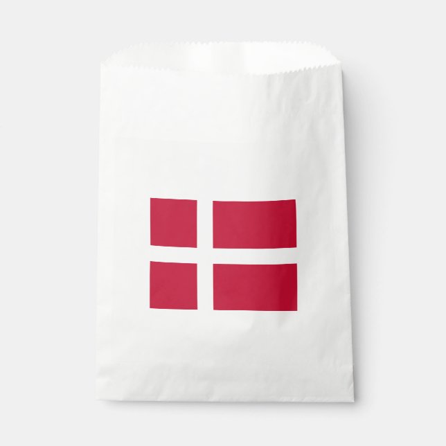 Danish Flag Favour Bag (Front)