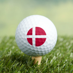 Danish Flag, Flag of Denmark Golf Balls