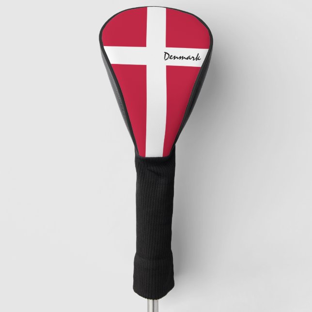 Danish Flag & Golf Denmark sports Covers /clubs (Front)