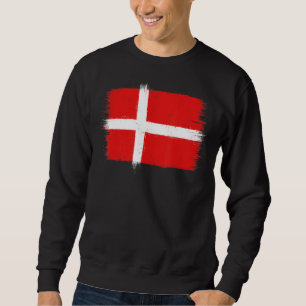 Danish Flag Grundlovsdag Denmark Day 5 June Danmar Sweatshirt