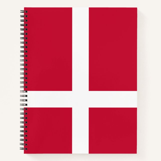 Danish Flag Notebook (Front)