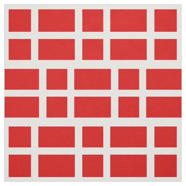 Danish flag pattern custom fabric DIY textile (Swatch)