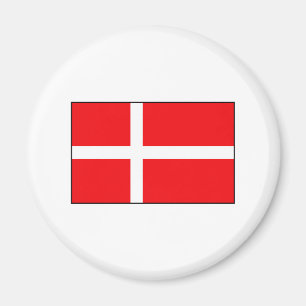 Danish Flag T-shirts and Gifts Magnet