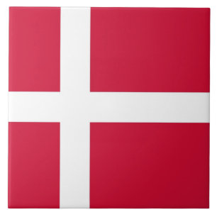 Danish Flag Tile