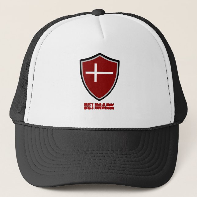 Danish flag trucker hat (Front)