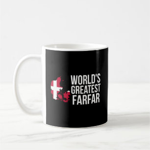 Danish Grandfather Farfar Denmark Flag Coffee Mug