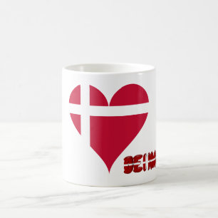 Danish heart coffee mug