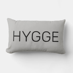 Danish Hygge Black and Grey Lumbar Cushion