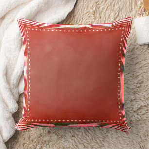 Danish Inspired Red Cushion