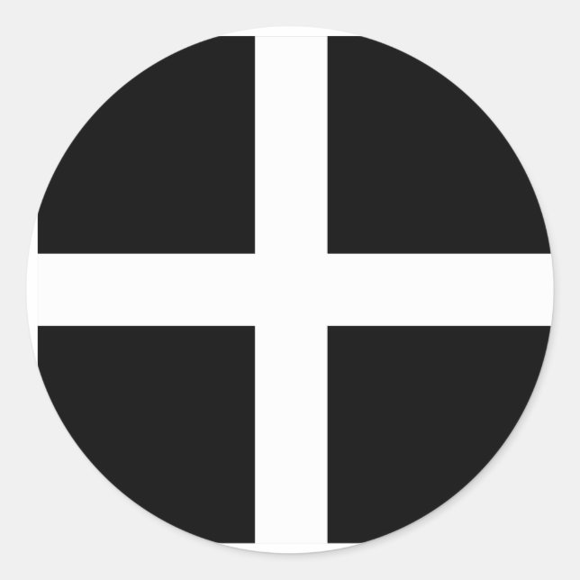 Danish Mourning, Democratic Republic of the Congo Classic Round Sticker (Front)