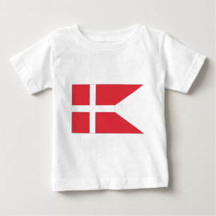 Danish National Flag Baby T-Shirt