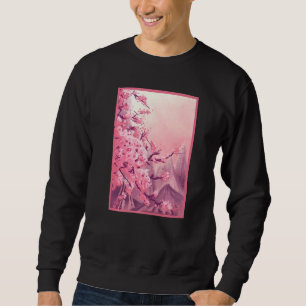 Danish Pastel Aesthetic Cherry Blossom Japanese Sa Sweatshirt