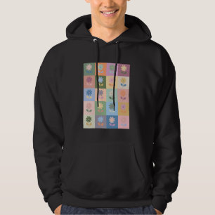 Danish Pastel Aesthetic Daisy Flower Plant Preppy Hoodie