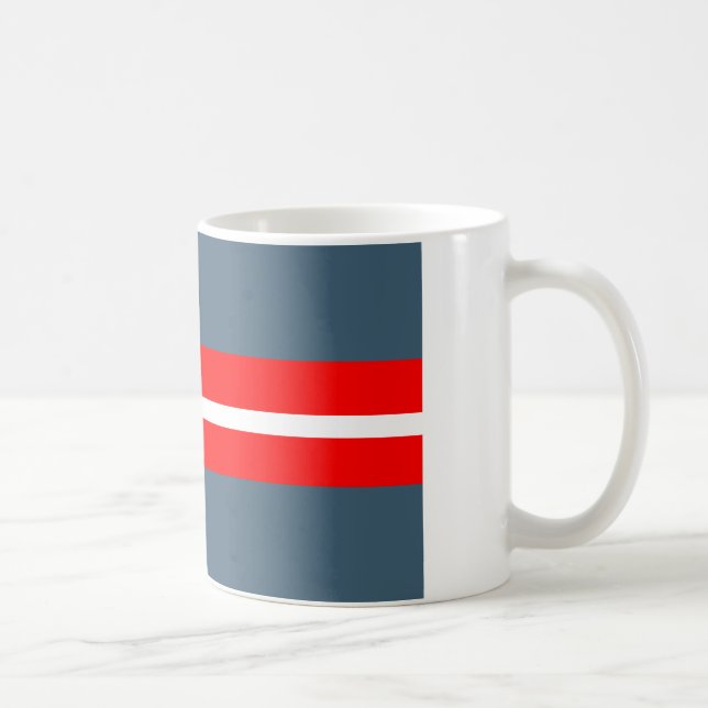 Danish Resistance Flag Coffee Mug (Right)