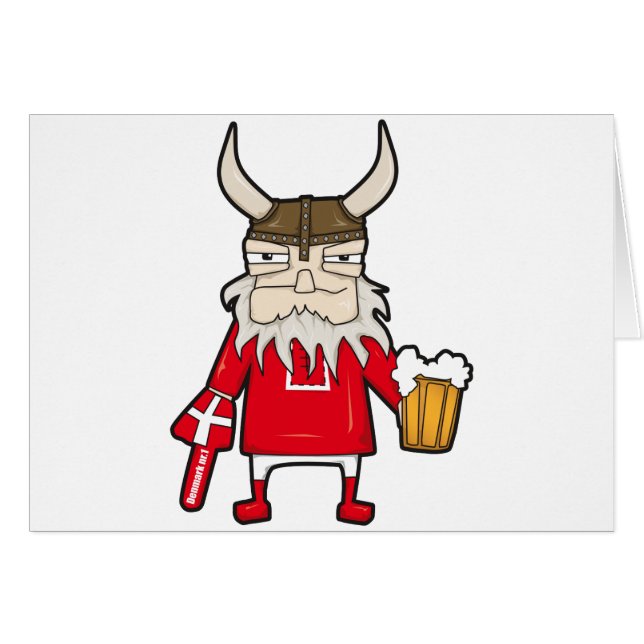 Danish Viking Fan (Front Horizontal)