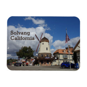 Danish Windmill Solvang California Souvenir Magnet