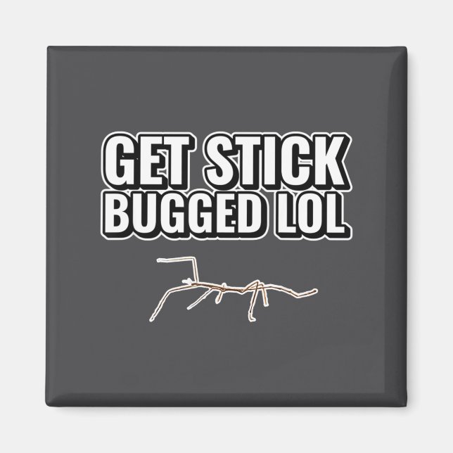 Dank Meme Get Stick Bugged Lol Funny Dancing Bug G Magnet (Front)