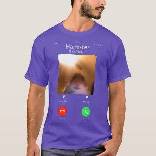 dank meme hamster staring front camera hamster T-Shirt