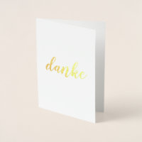 Danke German Thank You Brush Script Elegant