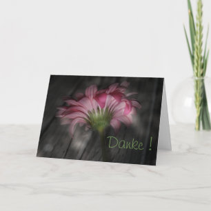 Danke mit einer Blume Card