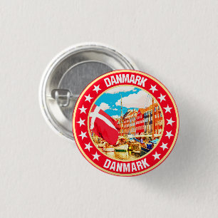 Danmark                                            3 cm round badge