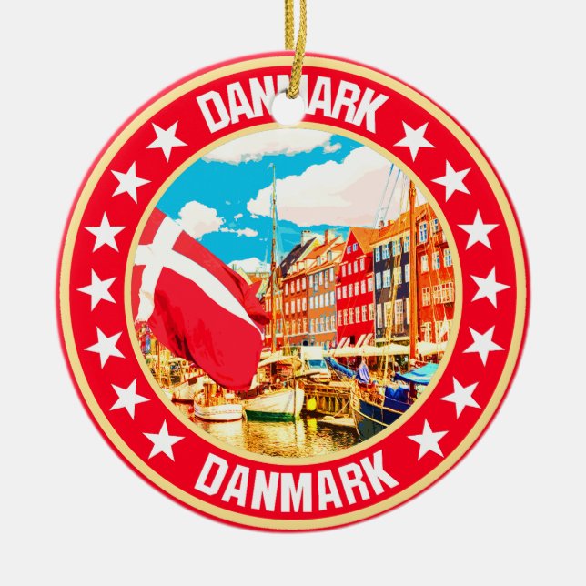 Danmark                                            ceramic ornament (Front)