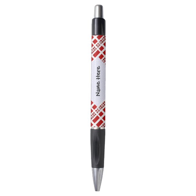 Danmark Dannebrog Tiled Personalised (Front Vertical)
