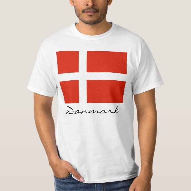 Danmark with Dannebrog T-Shirt (Front)