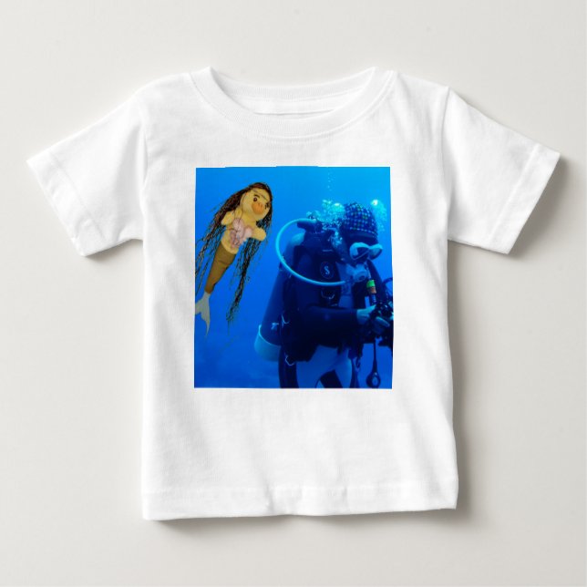 Danni the Mermaid  Baby T-Shirt (Front)
