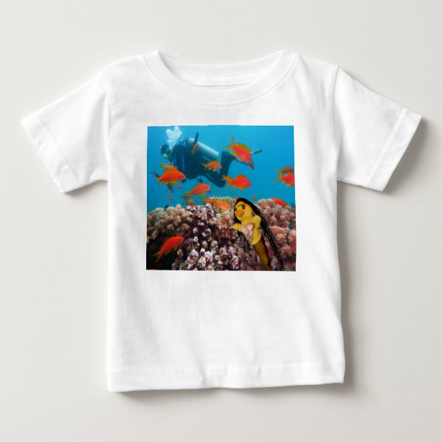 Danni the Mermaid  Baby T-Shirt (Front)