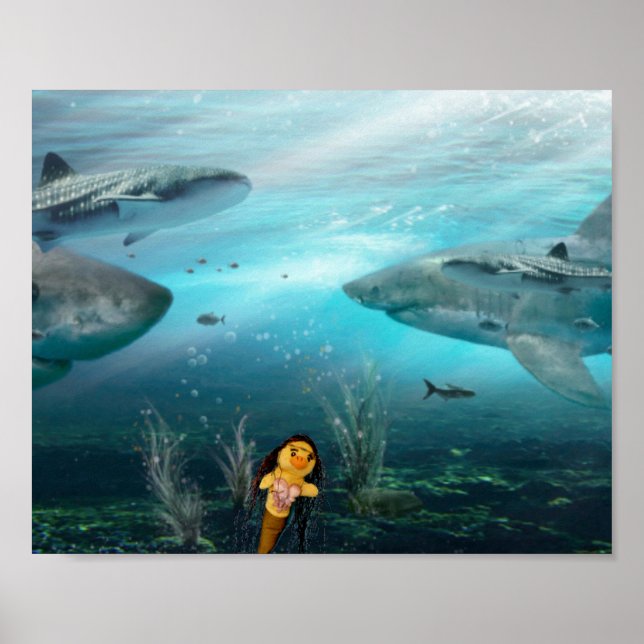 Danni the Mermaid  Poster (Front)