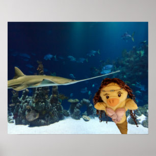 Danni the Mermaid Poster