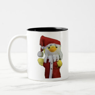 Danny Duck dresses as Santa Two-Tone Coffee Mug