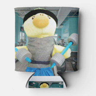 Danny Duck in the Gym Can Cooler