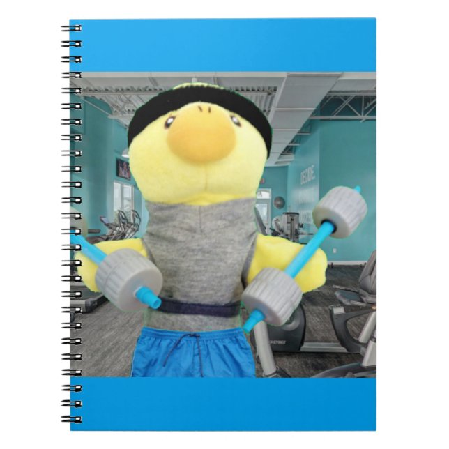 Danny Duck in the Gym Notebook (Front)