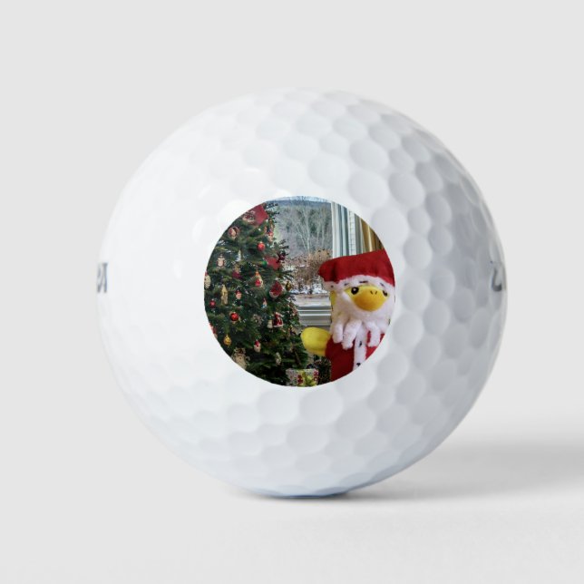 Danny Duck Santa - Christmas Adventure Golf Balls (Front)