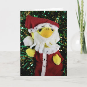Danny Duck Santa Christmas Card
