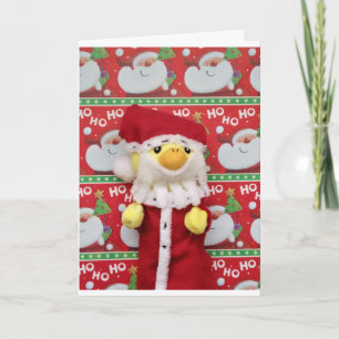 Danny Duck Santa Christmas Card
