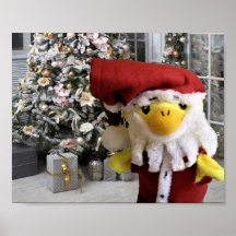Danny Duck Santa. Poster