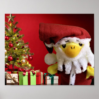 Danny Duck Santa.  Poster