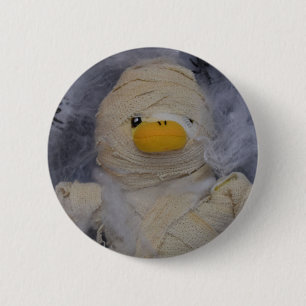 Danny Duck the Mummy 6 Cm Round Badge